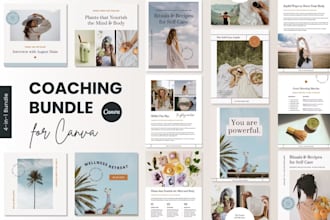 do canva ebook design, lead magnet, workbook, layout design and ebook formatting
