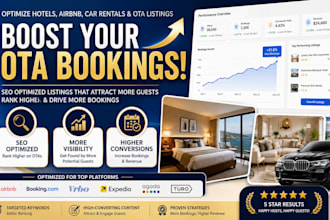 optimize your hotels airbnbs car rentals ota listings to increase bookings