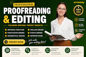 do ebook proofreading, proofread novel and book edit