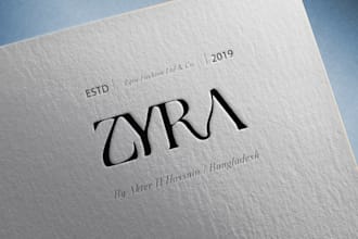 do elegant luxury minimalist and modern logo design
