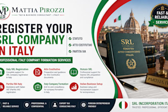 register srl italy company formation statuto atto constitutivoand partita iva