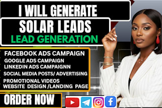 solar leads solar panel leads installation leads solar energy leads facebook ads