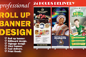 design roll up banner, retractable banner, pull up banner, pop up banner