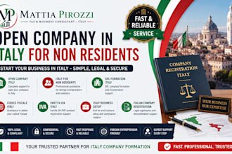 open company in italy for non residents srl formation codice fiscale partita iva