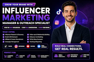 find influencers, manage outreach, and grow your brand sales