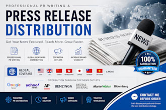 write and boost global press release distribution to top media outlets