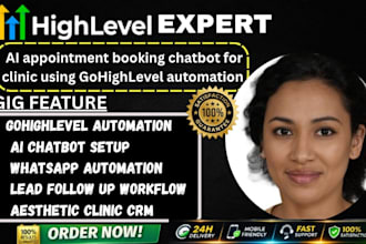 build ai appointment booking chatbot clinic  gohighlevel ghl funnel automation