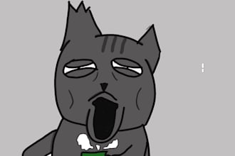 draw awful characters on digital