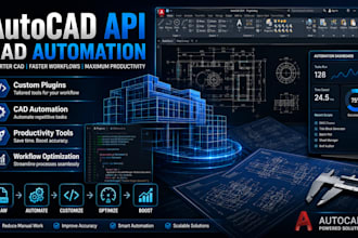 create autocad API tools and cad workflow automation
