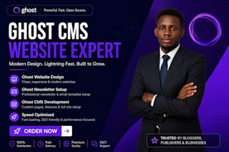build ghost website cms ghost cms website clone or migrate ghost blog newsletter