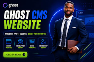build ghost website cms ghost cms website clone or migrate ghost blog newsletter