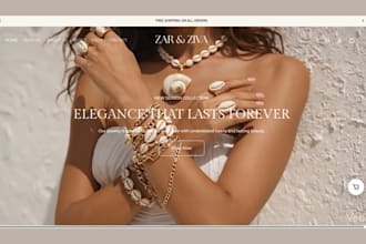 design jewelry website jewelry store fashion website jewelry shopify store