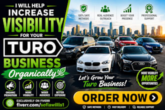 help increase visibility for your turo business organically
