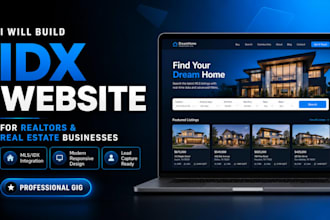 build real estate idx website, luxury website, realtor website design