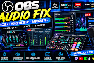 fix obs audio, goxlr, voicemeeter and rodecaster issues