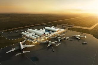 make 3d airport design, terminal modeling, signage, msfs2020,24 scenery assets