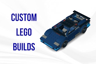 turn your idea into a custom lego model