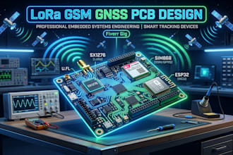 build lora GSM gnss embedded pcb for smart tracking devices