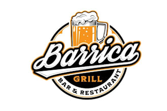 design custom new restaurant bar chill logo