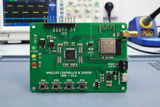 design pcb for DIY gaming systems, wireless controllers and remote sensor links