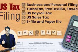 provide federal and state tax filing for 1040, 1120, 1120s, 1065