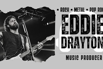 compose and produce custom rock, metal, and pop rock songs