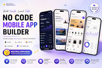 design mobile app UI UX design adalo glide softr glide flutterflow