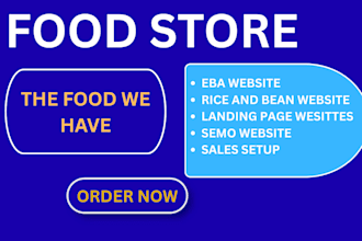 create food store for your business