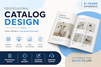 create professional amazon catalog design for your brand