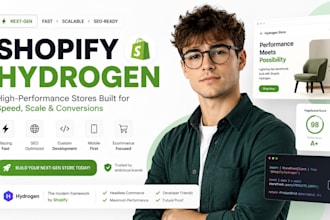 build shopify headless hydrogen website online store developer storefront oxygen
