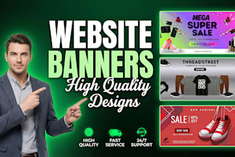 design website banner and shopify banner
