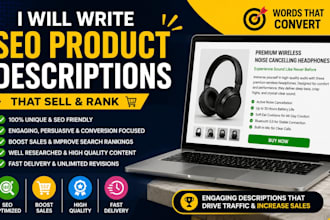 write engaging product descriptions