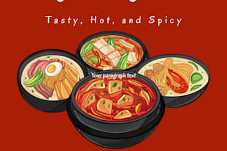 design restuarant qr code restaurant flyer