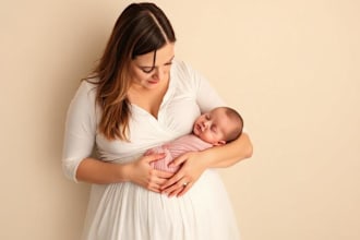 professionally retouch maternity, newborn and family portraits