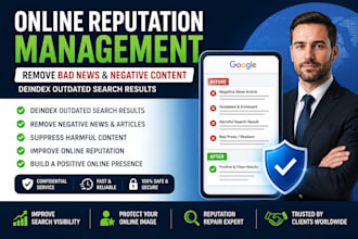 deindex outdated search results and remove negative news to improve your on