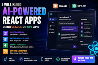 build ai powered react apps using claude or gpt apis