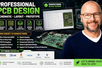 design schematic and pcb in altium, eagle, pads, kicad, proteus and diptrace