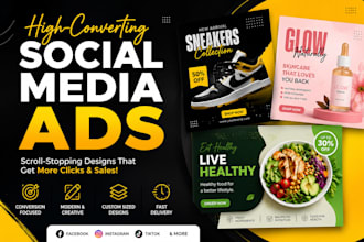 design high converting social media ads