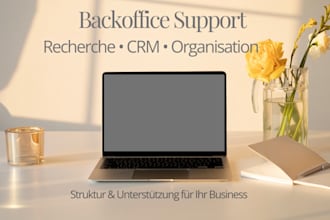 virtuelle assistenz für datenpflege und recherche
