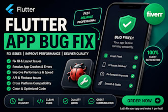 fix android and ios bugs in flutter app