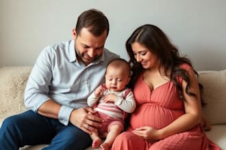do family, newborn, maternity, baby, and model photo retouching in photoshop