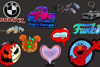 design custom 3d keychain, lightbox design coaters text 3mf for 3d printing
