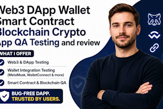 web3 dapp wallet smart contract blockchain crypto app QA testing and review