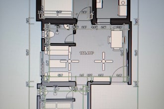 make 2d floor plan for you
