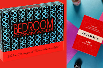 design adult card game, party card, drinking card couple card card game mockup