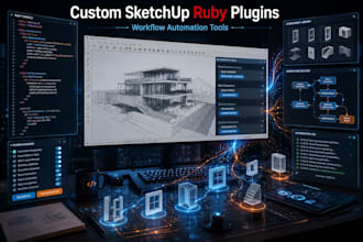 develop custom sketchup ruby plugins and workflow tools