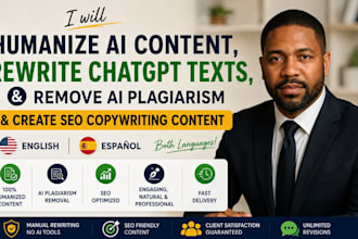 ai content, rewrite chatgpt texts, remove ai plagiarism, and create SEO content