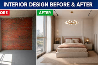 create a realistic interior design for your space using ai
