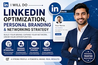 do linkedin optimization, personal branding and networking strategy