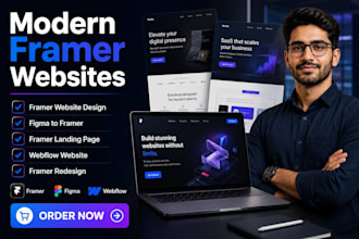 design framer website, figma to framer, framer landing page and webflow